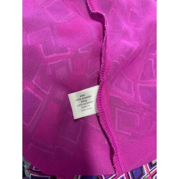 Lane Bryant Womens Plus Size 22 Purple Pink Geometric Layered Tank Top - Picture 6 of 6